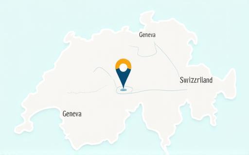 Map showing location of FleetToll Solutions in Geneva.