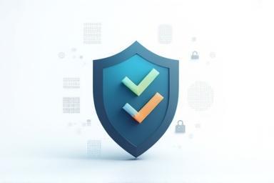 Shield icon representing compliance and security.